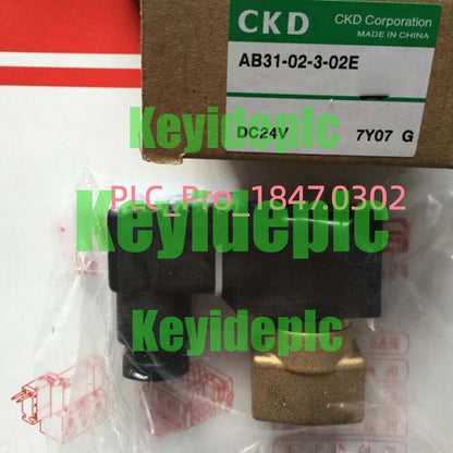 AB31-02-3-02E-DC24V 1PCS CKD AB31-02-3-02E-DC24V Solenoid Valve Fast ship