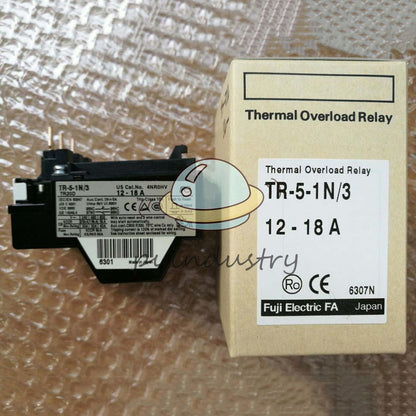 Fuji TR-5-1N/3 12-18A Thermal Overload Relay 1PC TR51N/3