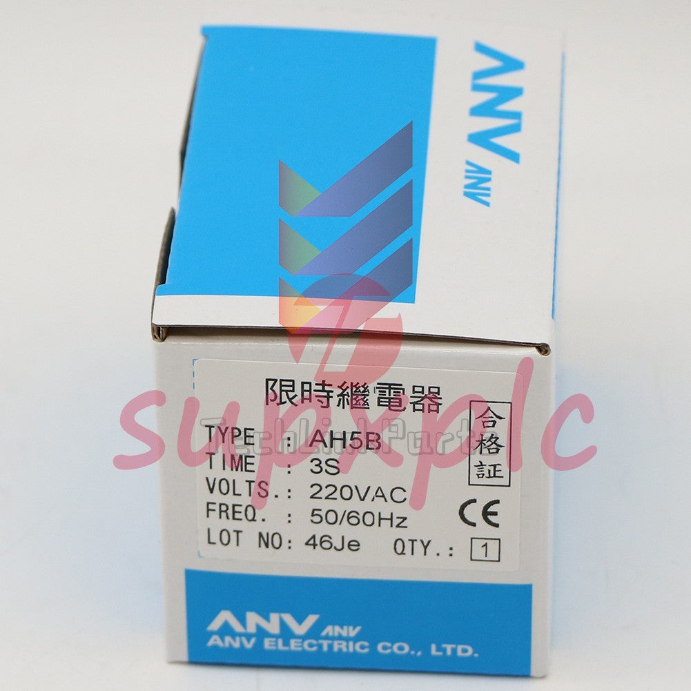 1 pcs ANV AH5B 3S 220V time relay timer #F