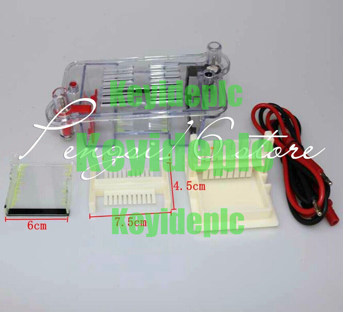 27022 Electrophoresis Tank High School Biological Equipment 122-3122 #ke