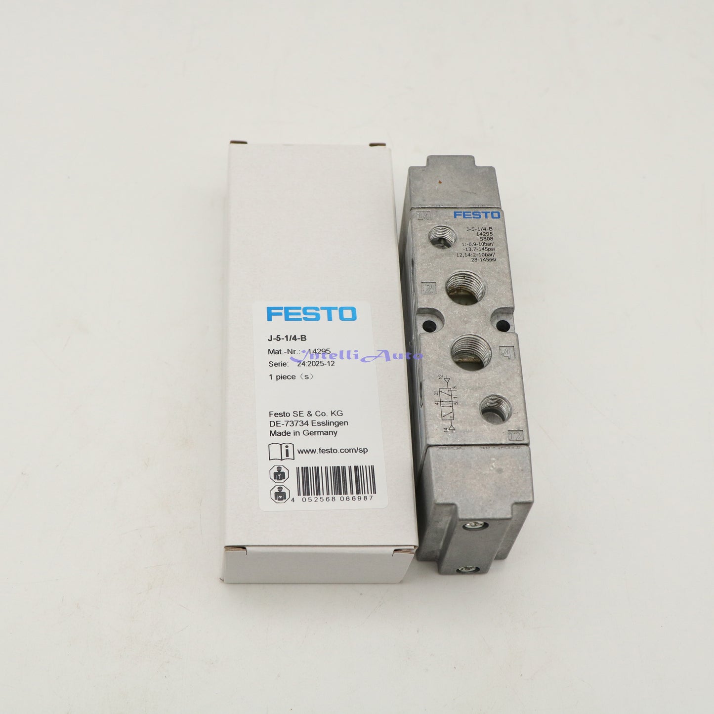 1PC FESTO J-5-1/4-B 14295 Solenoid Valve