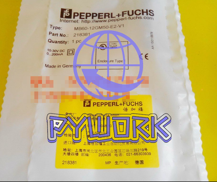 1PC Pepperl+ Fuchs MB60-12GM50-E2-V1 Magnetic Sensor free shipping