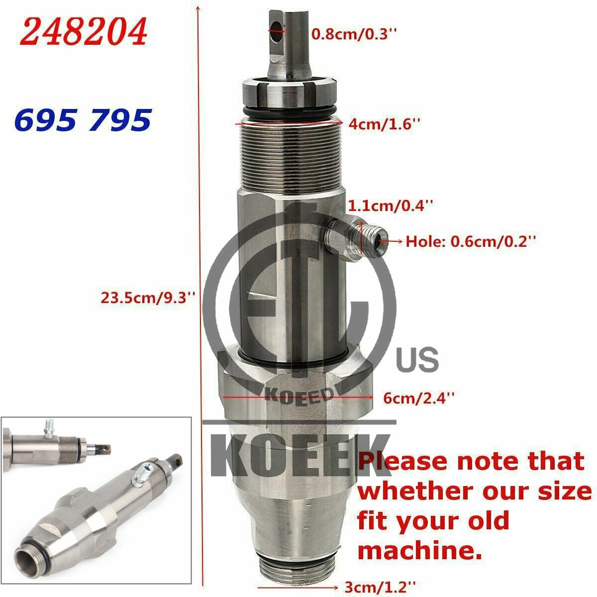 695 795 Ultra Max II GMax 3900 Airless Spray Pump for Graco 248204 Sprayer