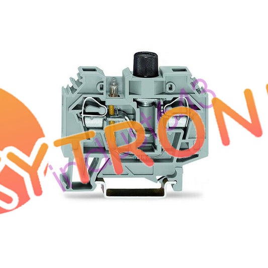 10pcs WAGO 282-124 2-Conductor Fuse Terminal Block 6,00 mm2 Gray