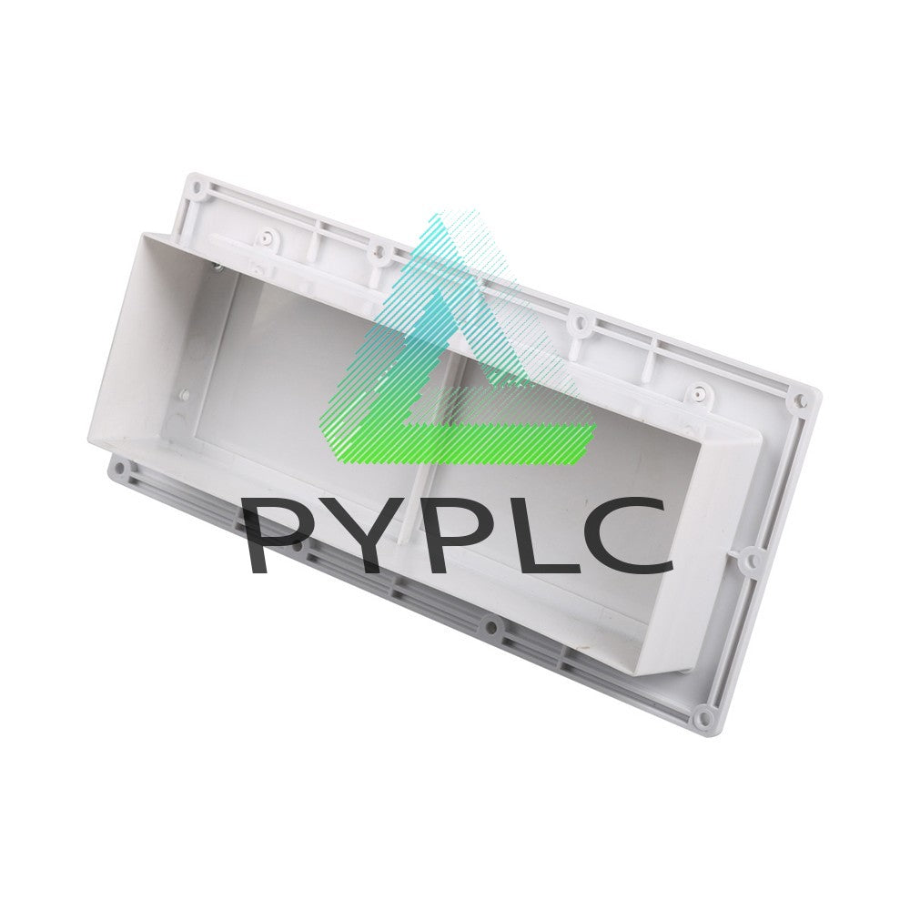 White RV Range Hood Vent with Damper Exterior Sidewall