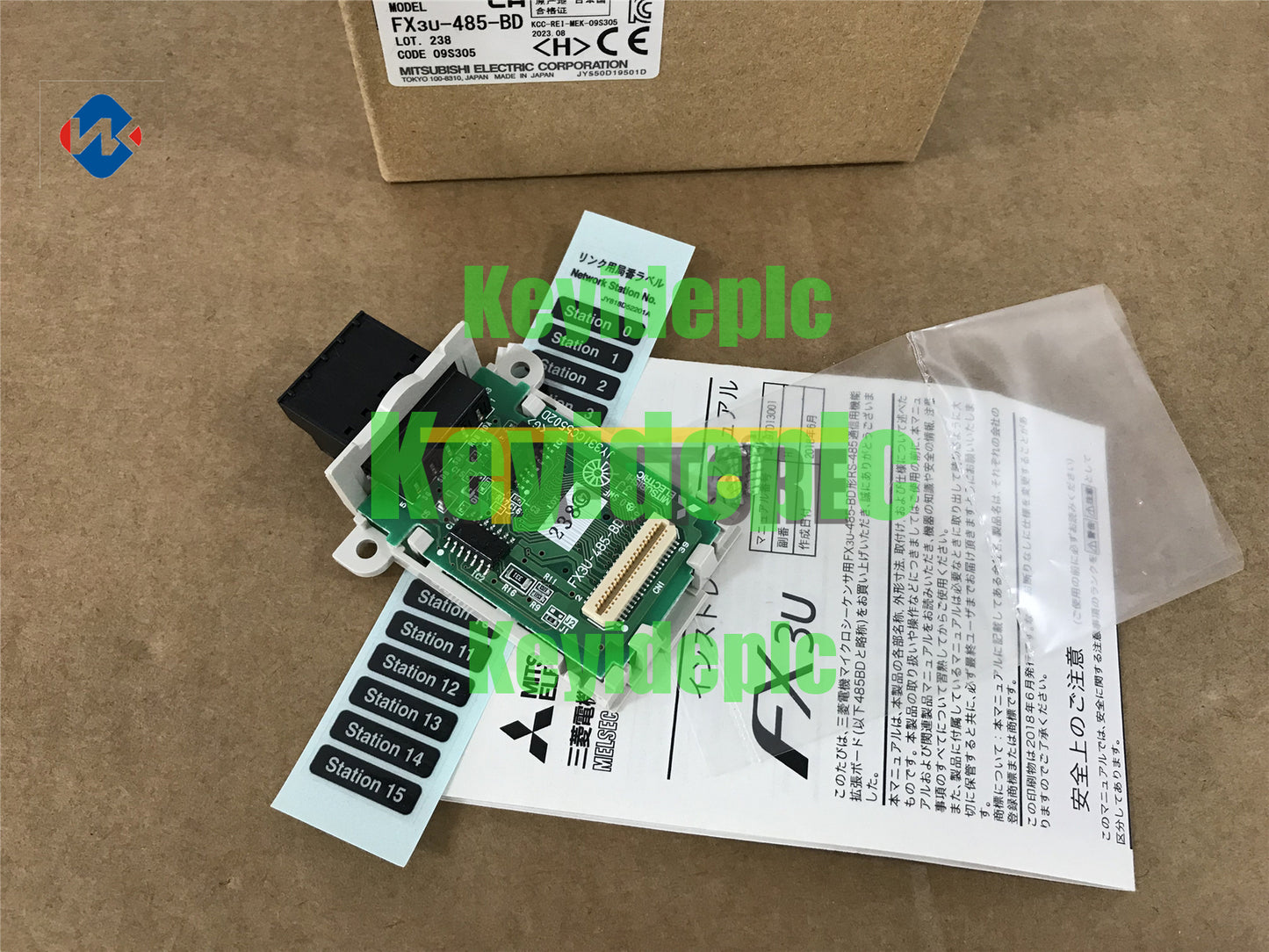 1pcs Mitsubishi PLC FX3U-485-BD FX3U485BD #ke