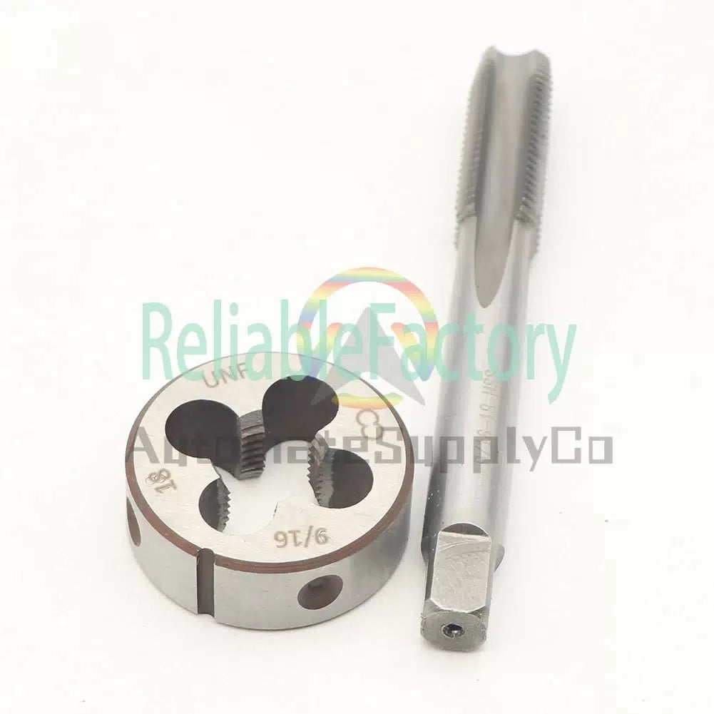 9/16"-18 UNF Tap and Die Set Right Hand, 9/16 x 18 UNF Thread Tap and Round Die [3]