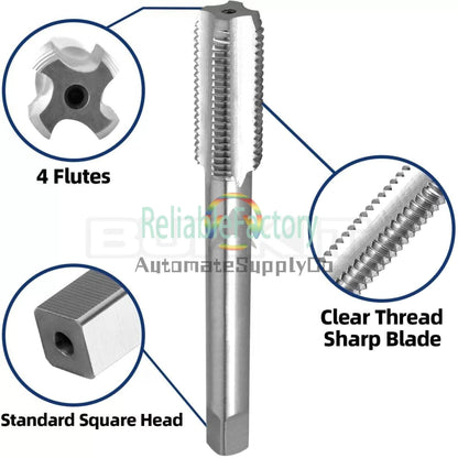 9/16"-18 UNF Tap and Die Set Right Hand, 9/16 x 18 UNF Thread Tap and Round Die [5]