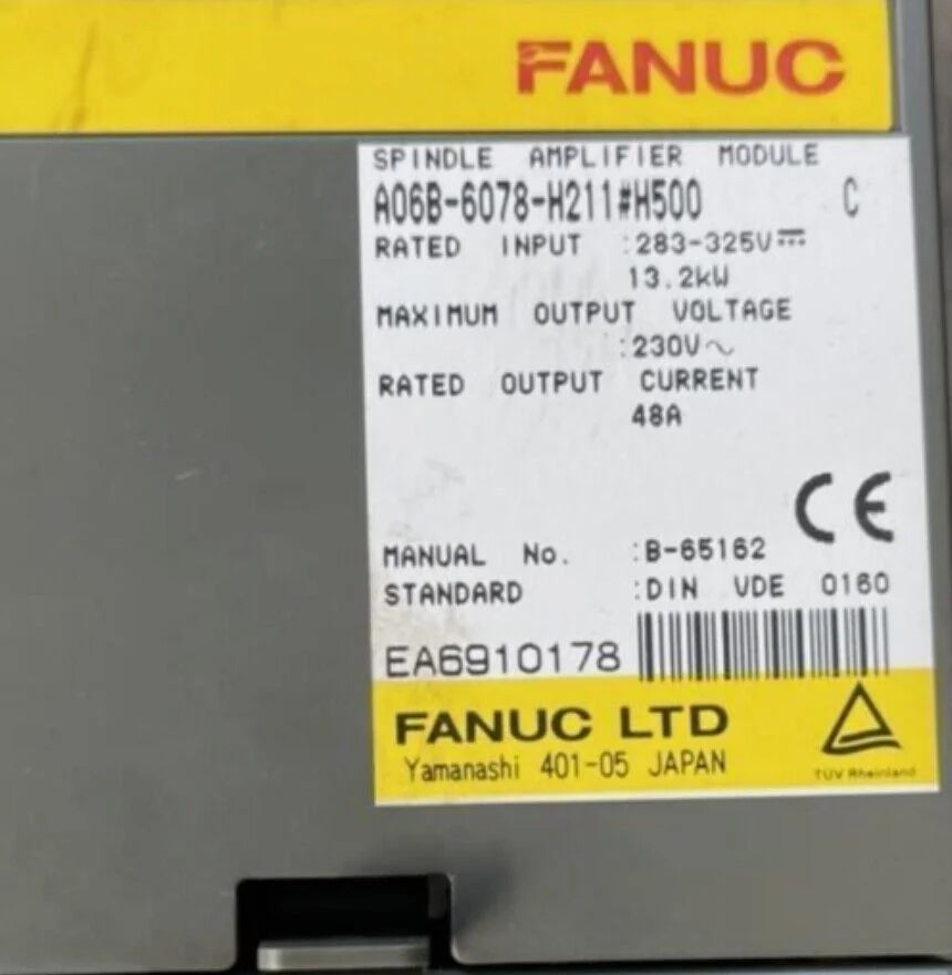 A06B-6078-H211 spindle drive with 14,400 RPM and 1,000W - FANUC [1]