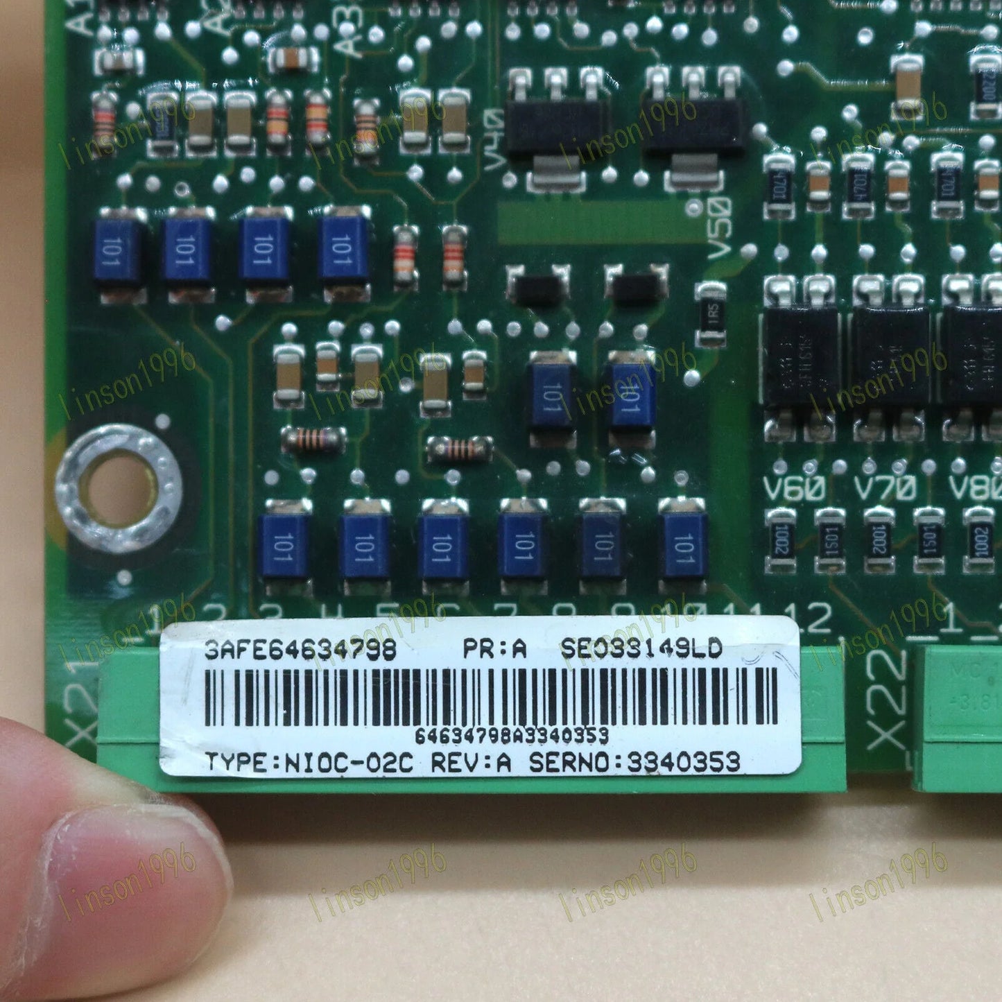 ABB 600 Series Signal Board Terminal Board NIOC-02C Tested In OK - ABB [4]