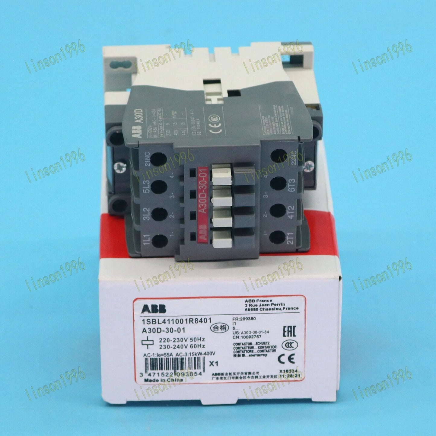 ABB A30D-30-01 220V contactor fast in box new 1pc - ABB [2]