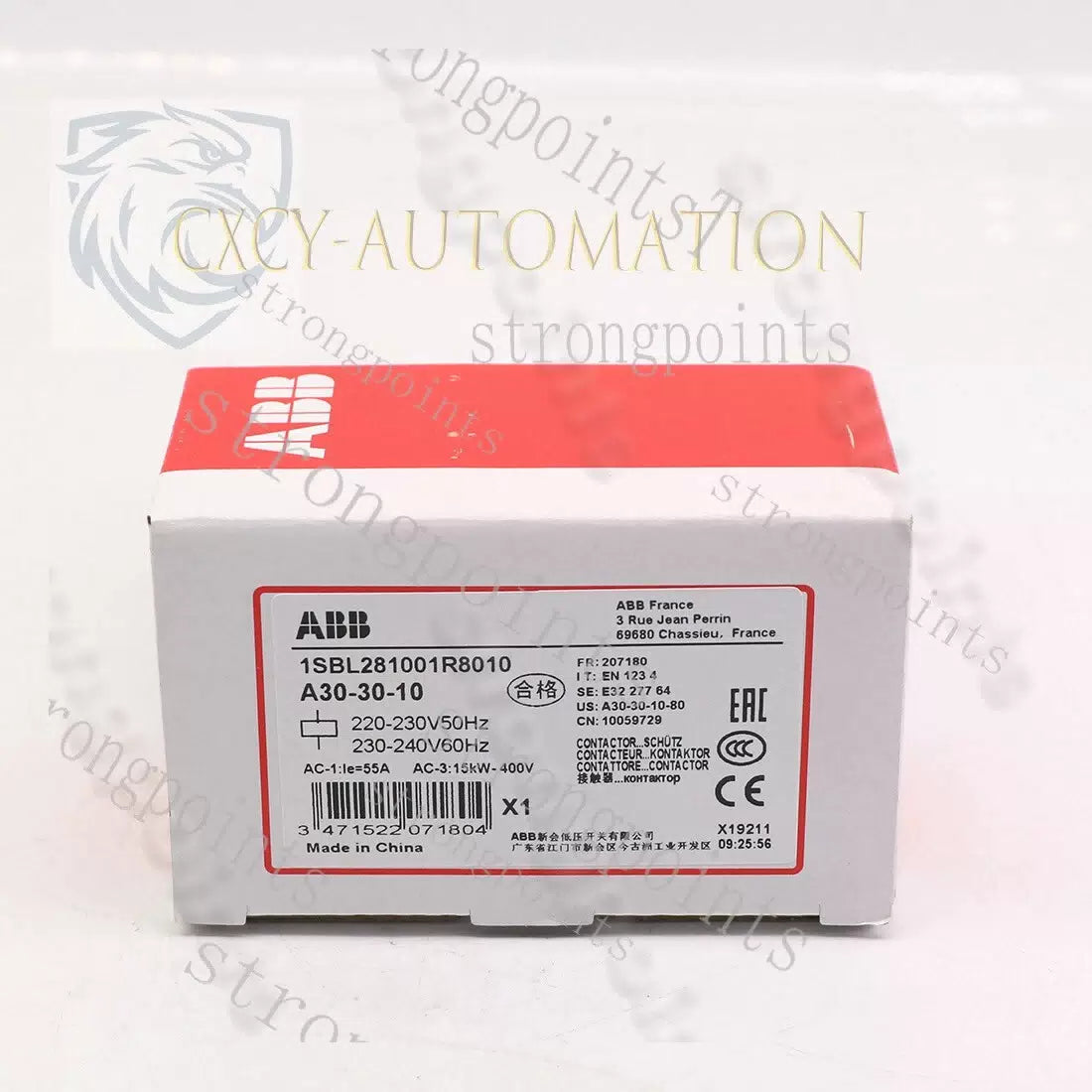 ABB A30-30-10 AC220V AC Contactor IN BOX 1Pcs. [9]