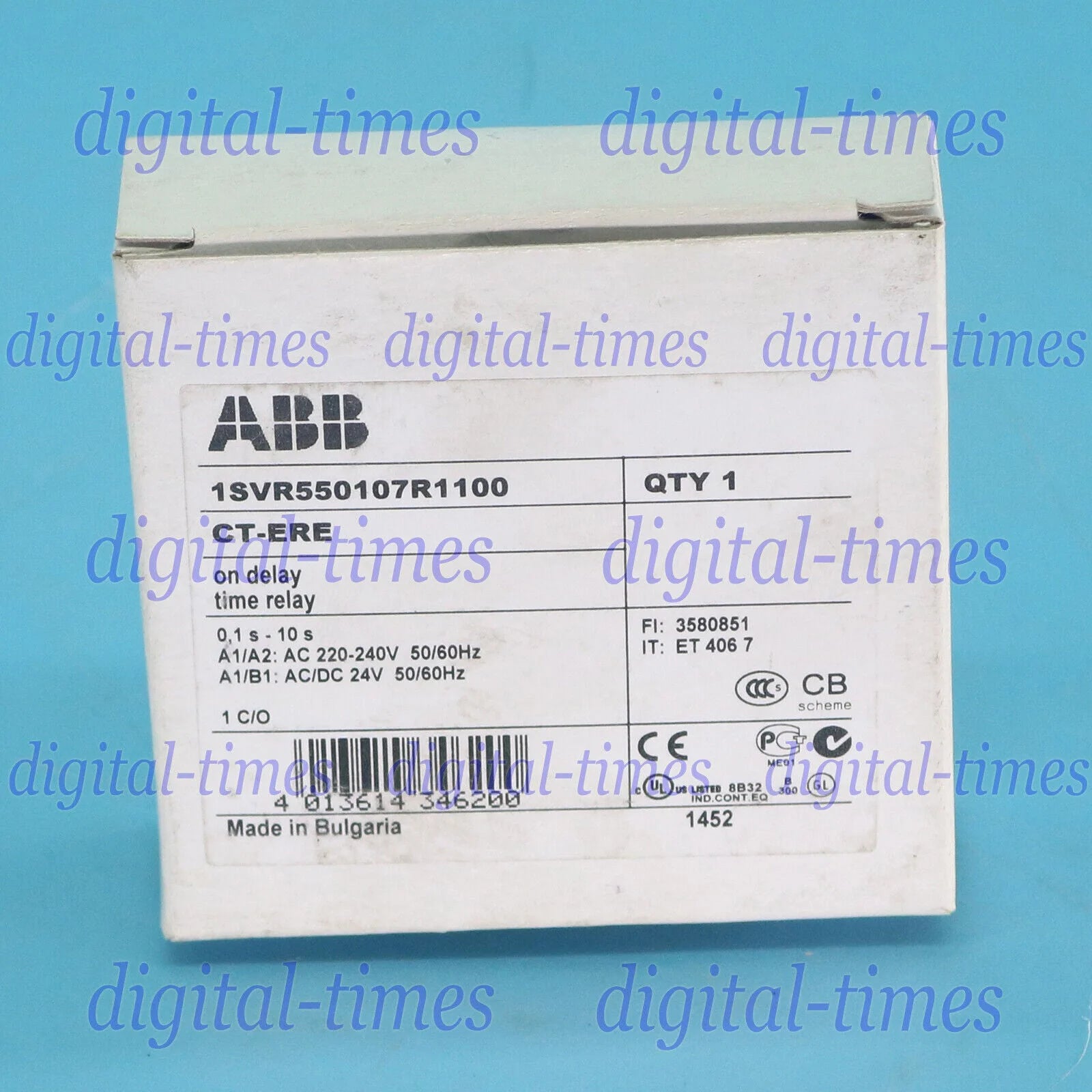 ABB Electronic Time Relay 1SVR5501 - ABB [3]