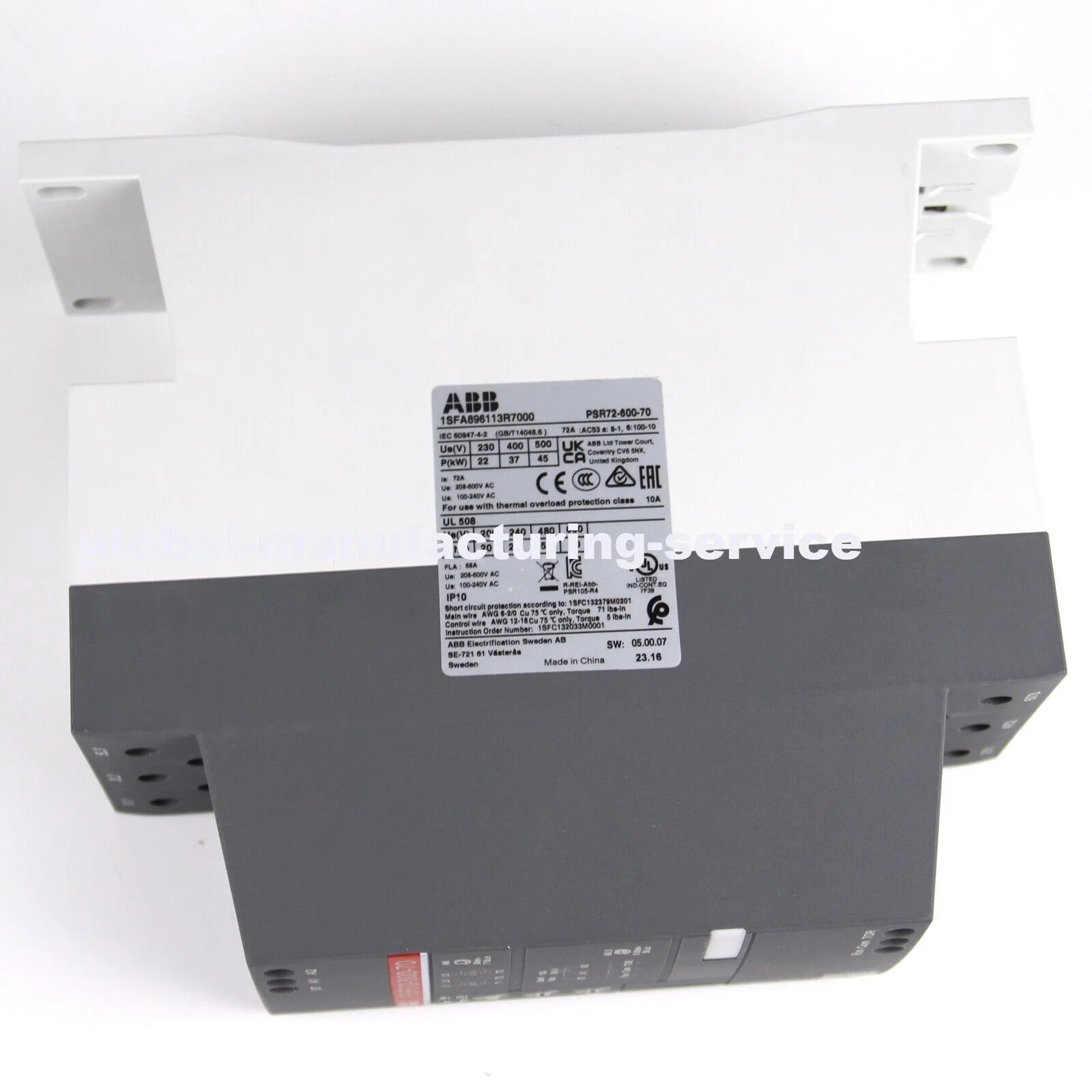 ABB Soft Starter PSR72-600-70 37KW - Power-Optimized - ABB [4]