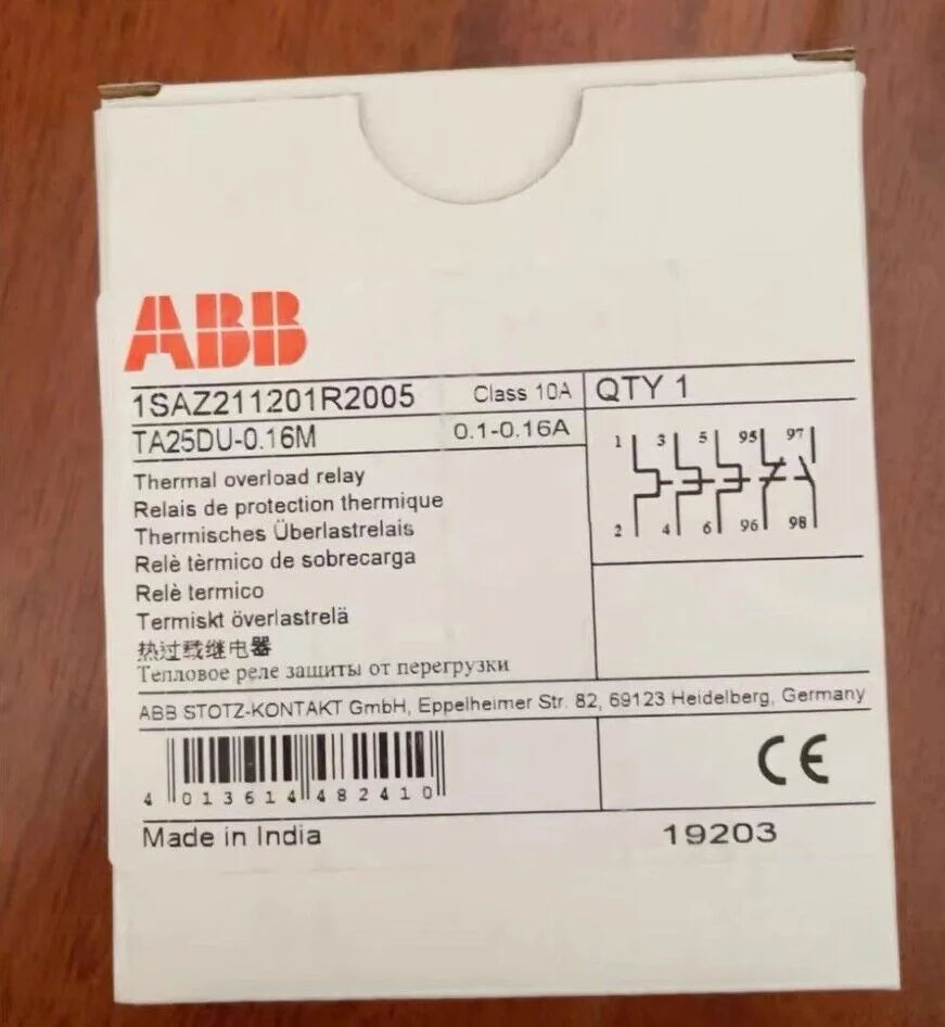 ABB TA25DU-0.16M(0.1-0.16A) Thermal Overload Relay - ABB [1]