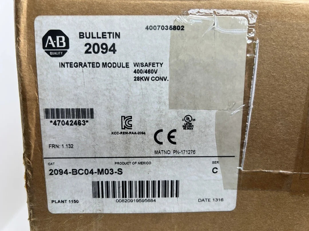 AB 2094 BC04 M03-S 400/460V Integrated Axis Module - ALLEN-BRADLEY [1]