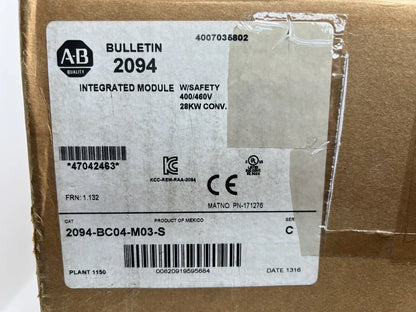 AB 2094 BC04 M03-S 400/460V Integrated Axis Module - ALLEN-BRADLEY [1]
