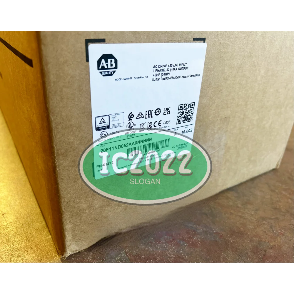 AB PowerFlex 20F11ND052AA0NNNNN Air Cooled 753 AC Drive New In Box - AB [2]