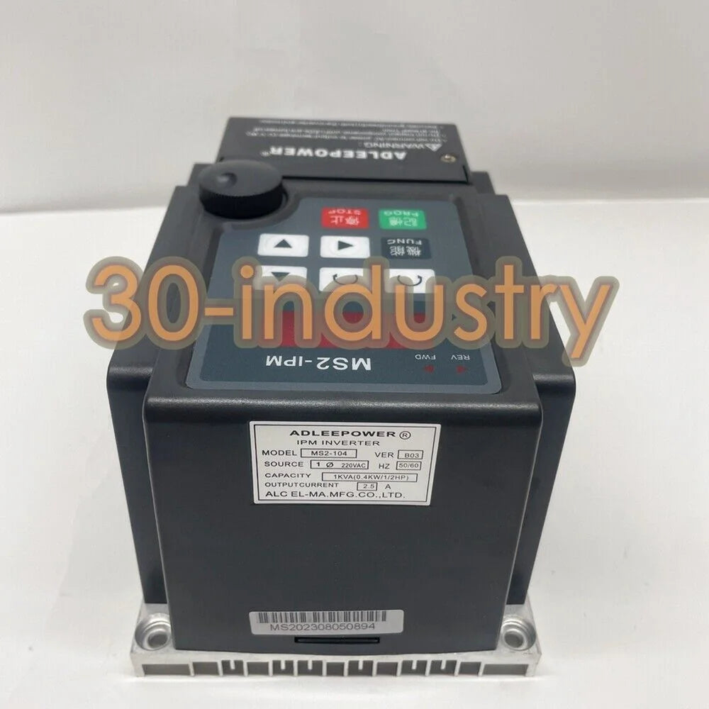 ADLEEPOWER Inverter MS2-104 0.4KW 220V for 1-2HP Applications - ADLEEPOWER [1]