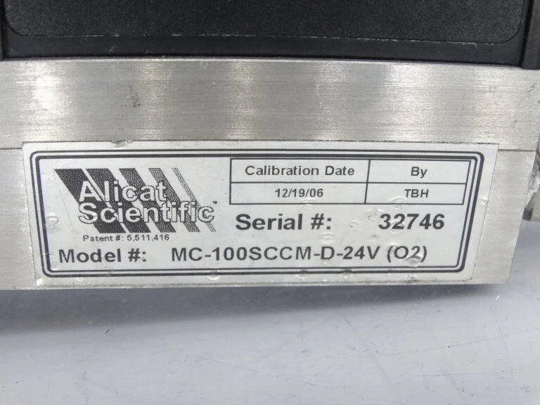 ALICAT SCIENTIFIC MC-100SCCM FLOW METER 24V - ALICAT SCIENTIFIC [3]