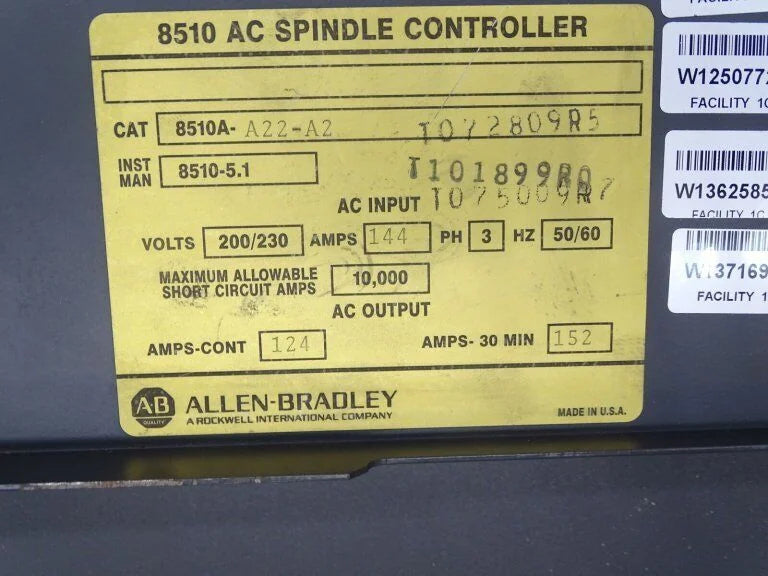 ALLEN-BRADLEY 8510-AA22-A2 CONTROLLER (USED) - ALLEN-BRADLEY [3]