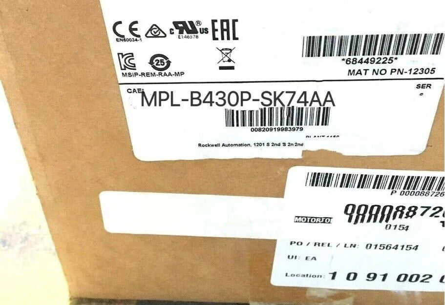 ALLEN BRADLEY MPL-B430P-SK74AA Servo Motor Drives - ALLEN BRADLEY [2]
