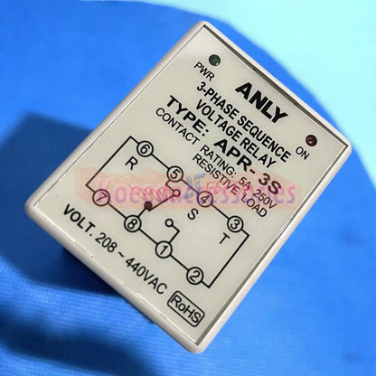 ANLY authentic Taiwan APR-3S phase sequence relay 1Pcs/ #US [1]