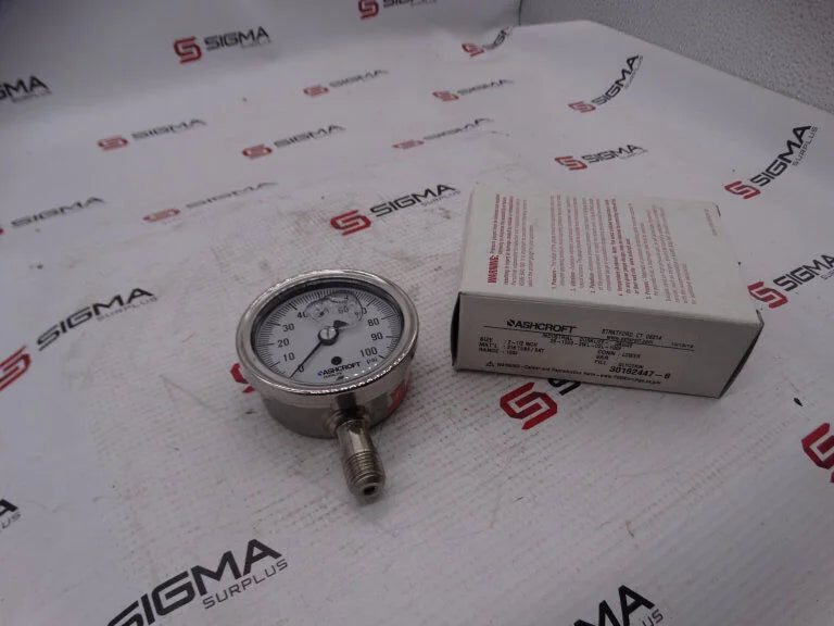 ASHCROFT 1009SWL02L100# GAUGE Model: 1009SWL02L100# - ASHCROFT [1]