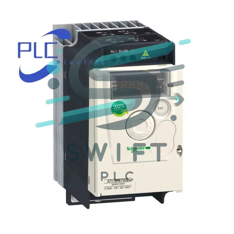 ATV12H075M2 1PCS Schneider variable speed drive ATV12,0.75kW,1hp,200 to 240V [1]