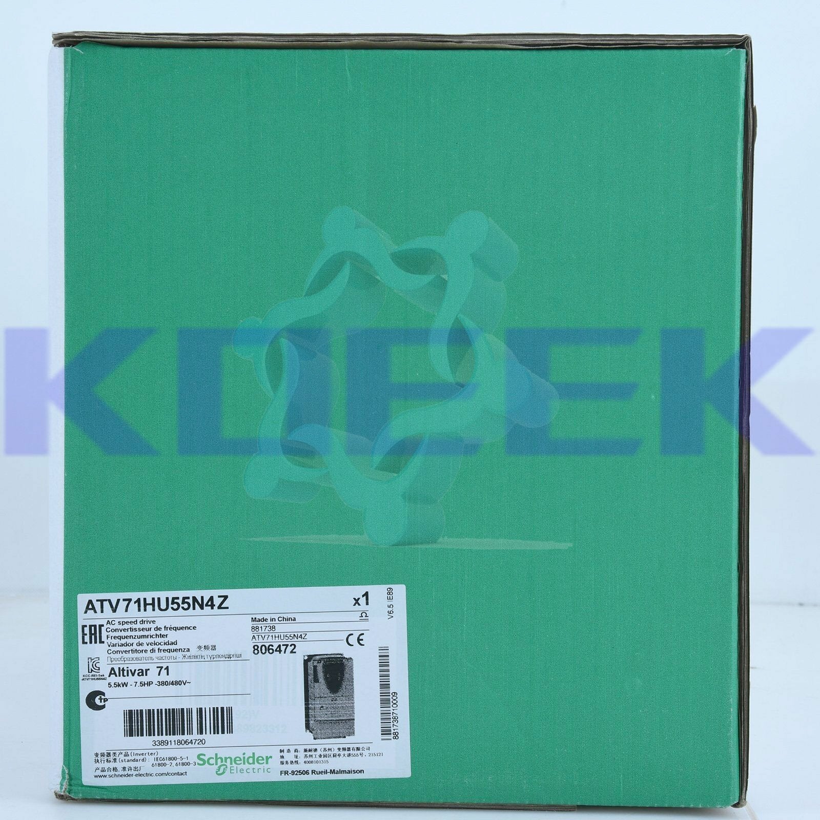 ATV71HU55N4Z KOEED 201-500, 80%, import_2020_10_10_031751, Other, Schneider