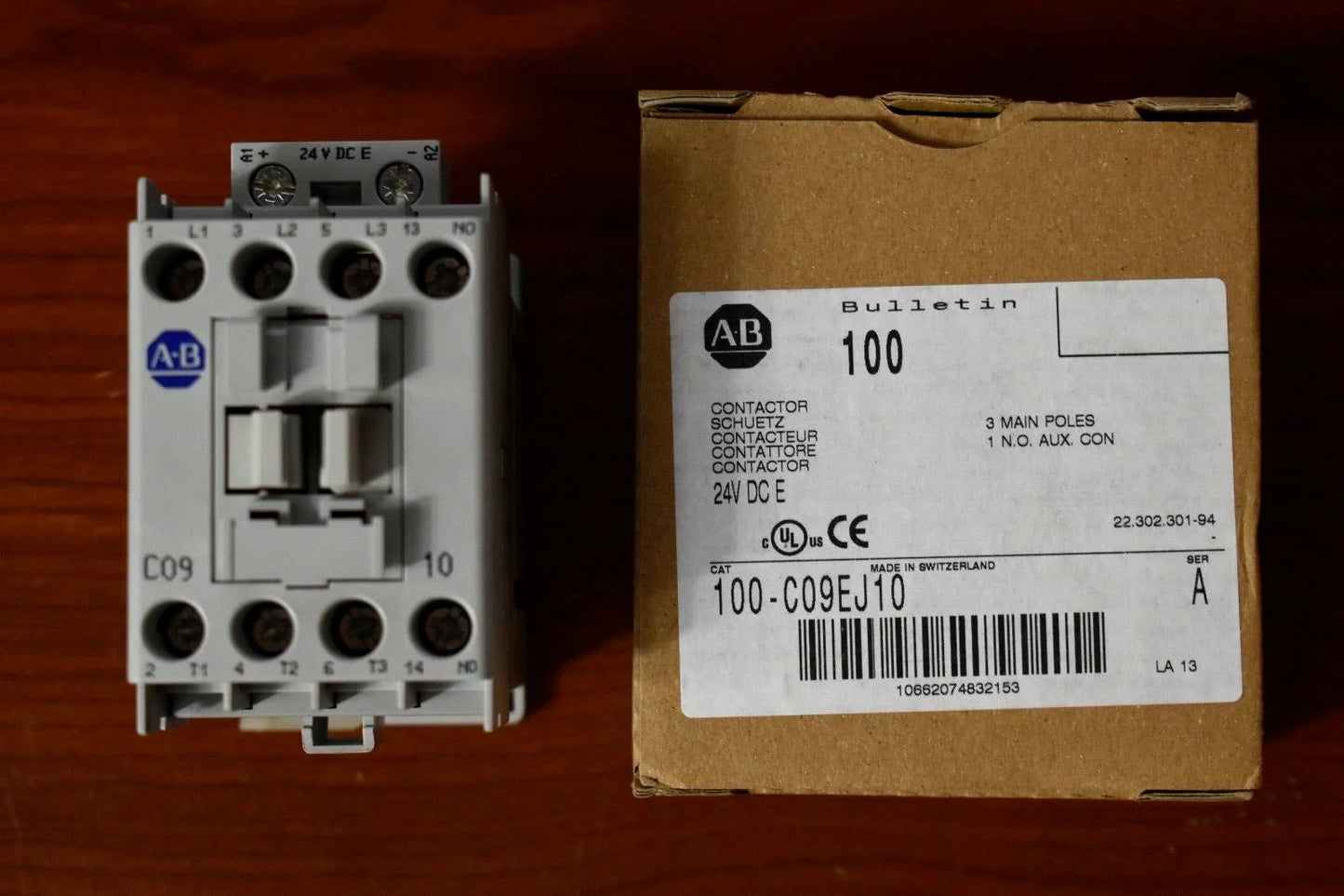 Allen Bradley 100-C09EJ10 Series A Contactor 24VDC 3P New - ALLEN BRADLEY [1]