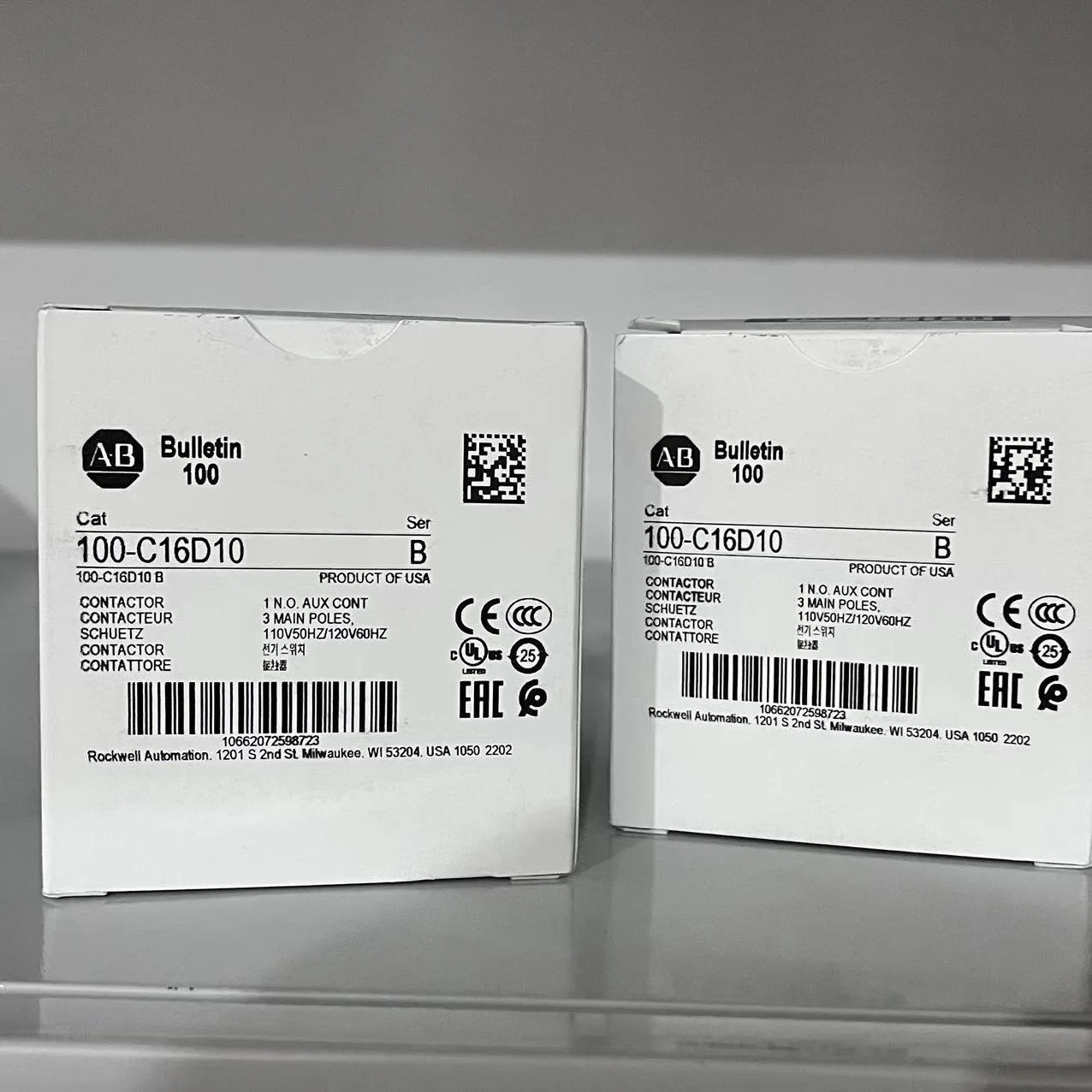 Allen-Bradley 100-C16D10 16 AMP 120VAC Contactor - ALLEN-BRADLEY [2]