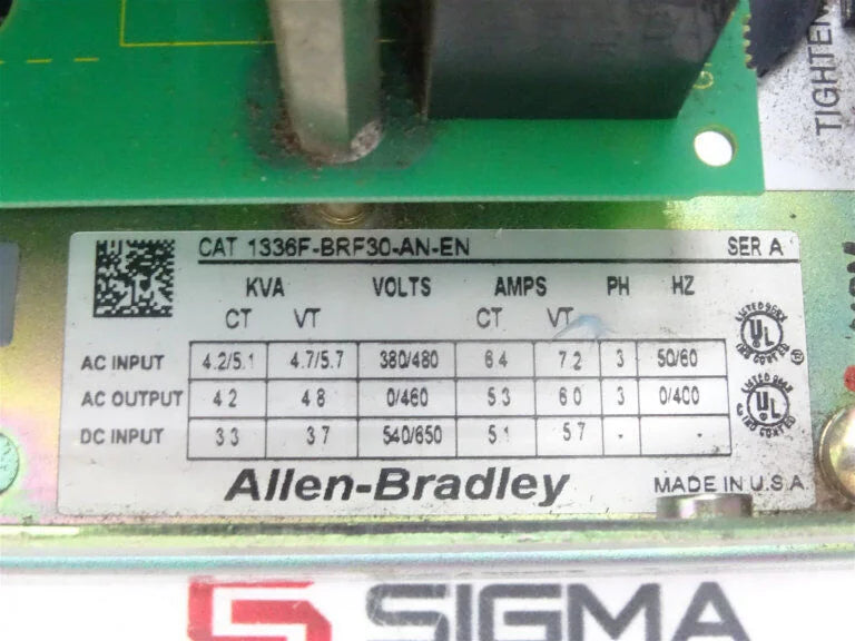 Allen-Bradley 1336F-BRF30-AN-EN AC Drive SER.A (Used) - ALLEN-BRADLEY [2]