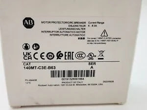 Allen Bradley 140MT-C3E-B63 MPCB Frame, 4-6.3A, New In Box - ALLEN BRADLEY [1]