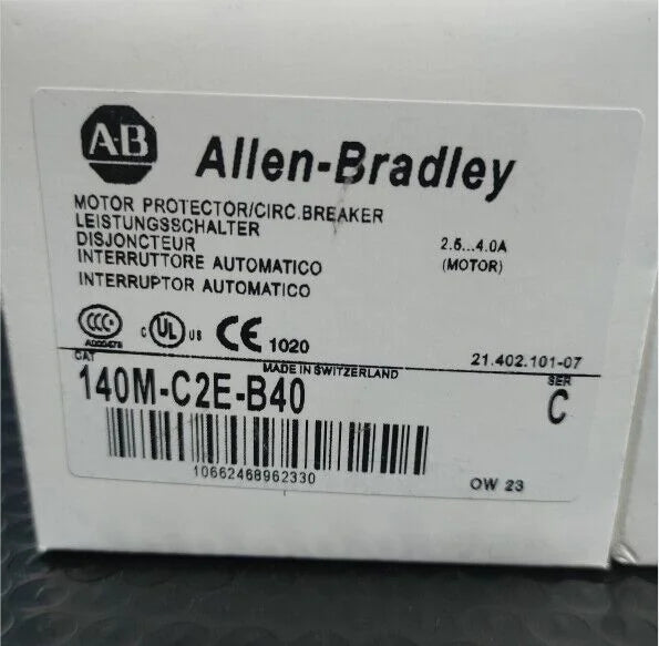Allen Bradley 140M-C2E-B40 Motor Protection Circuit Breaker 2.5-4A - ALLEN BRADLEY [1]
