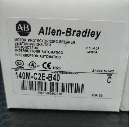 Allen Bradley 140M-C2E-B40 Motor Protection Circuit Breaker 2.5-4A - ALLEN BRADLEY [1]