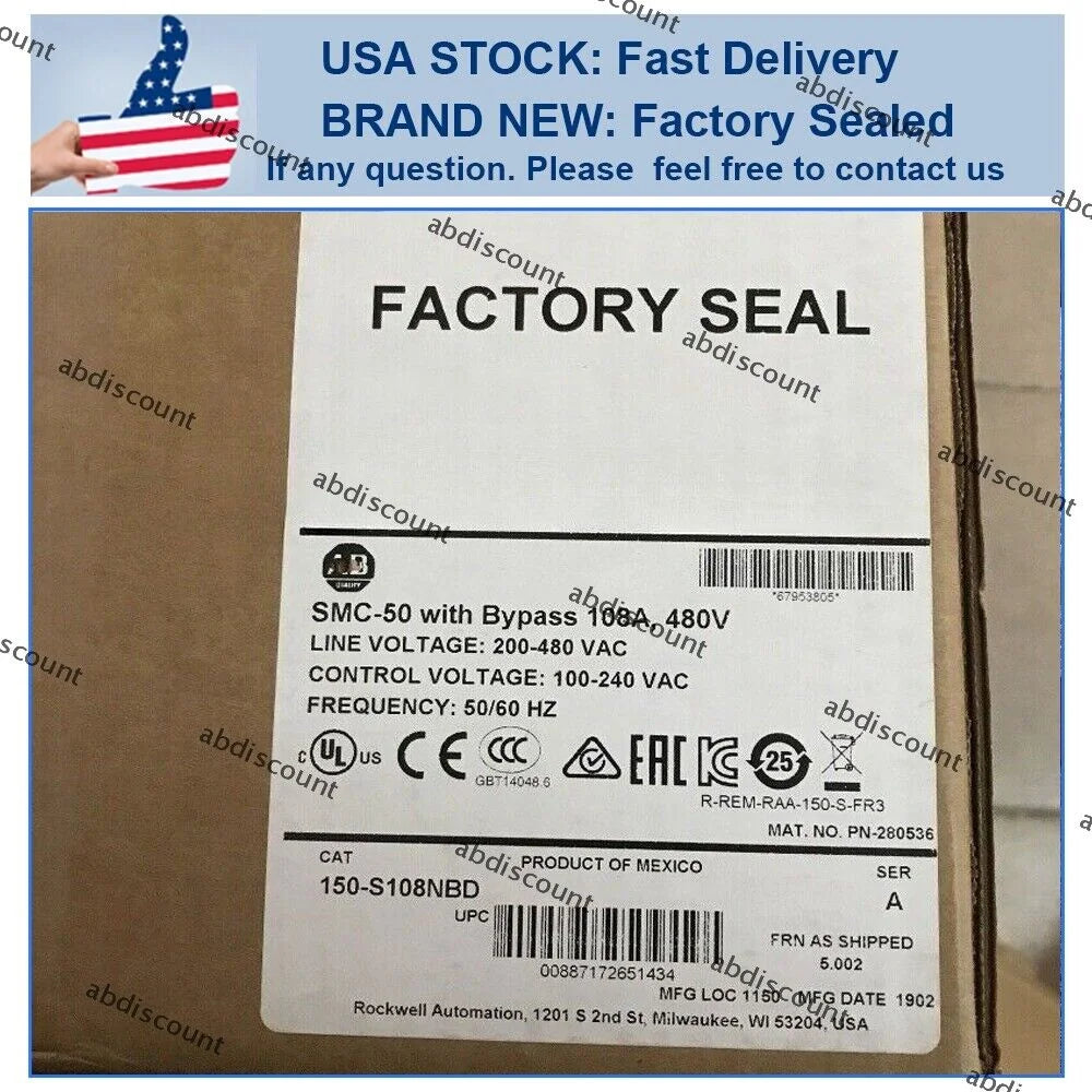 Allen Bradley 150-S108NBD SMC-50 AB 150 S108NBD US 1PC - ALLEN BRADLEY [1]