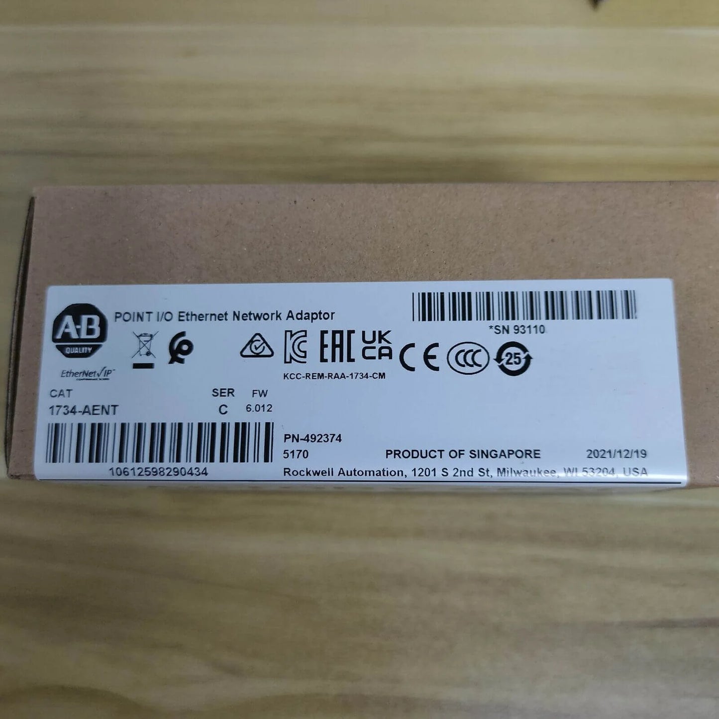Allen-Bradley 1734-AENT C POINT Ethernet Network Adaptor AB New Sealed US - ALLEN-BRADLEY [5]