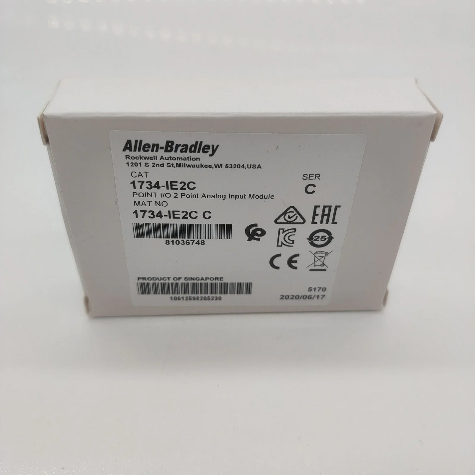 Allen-Bradley 1734-IE2C POINT 2 Point Analog Input Module - ALLEN-BRADLEY [2]