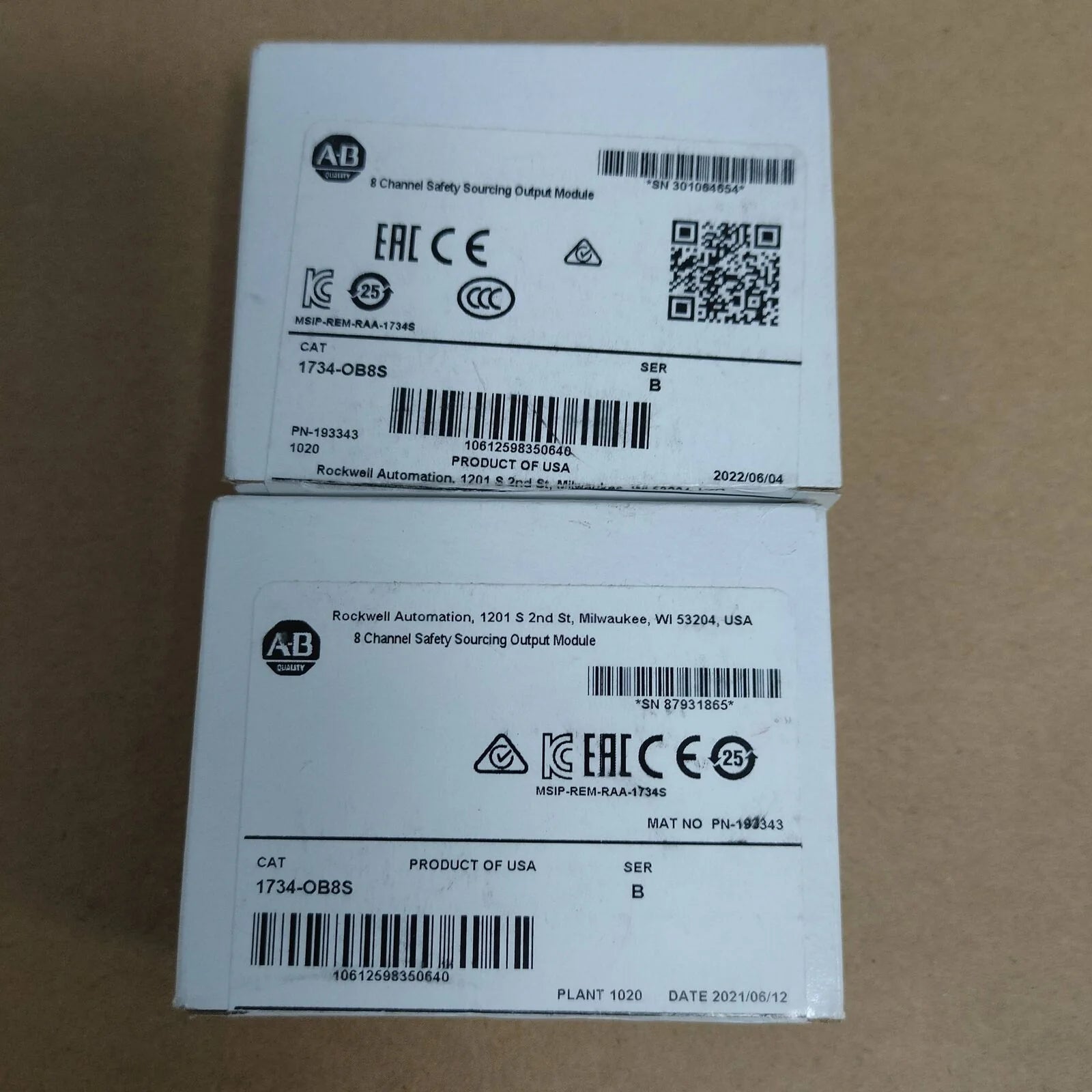 Allen-Bradley 1734-OB8S Point 8 Point Safety Output Module New - ALLEN-BRADLEY [2]