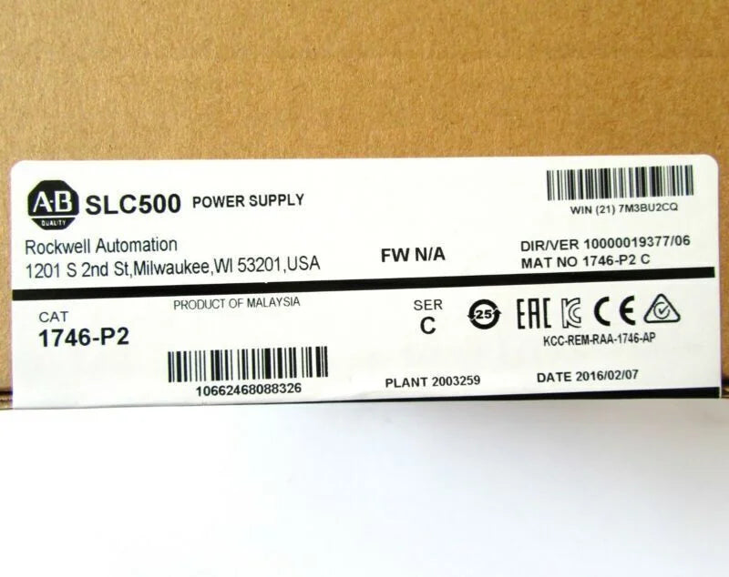 Allen-Bradley 1746-P2 Chassis Power Supply (1746P2) New Factory Sealed - ALLEN-BRADLEY [5]