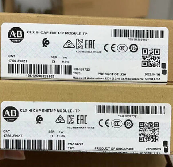 Allen Bradley 1756-EN2T ControlLogix SEALED, 2023 SURPLUS MODEL - ALLEN BRADLEY [1]