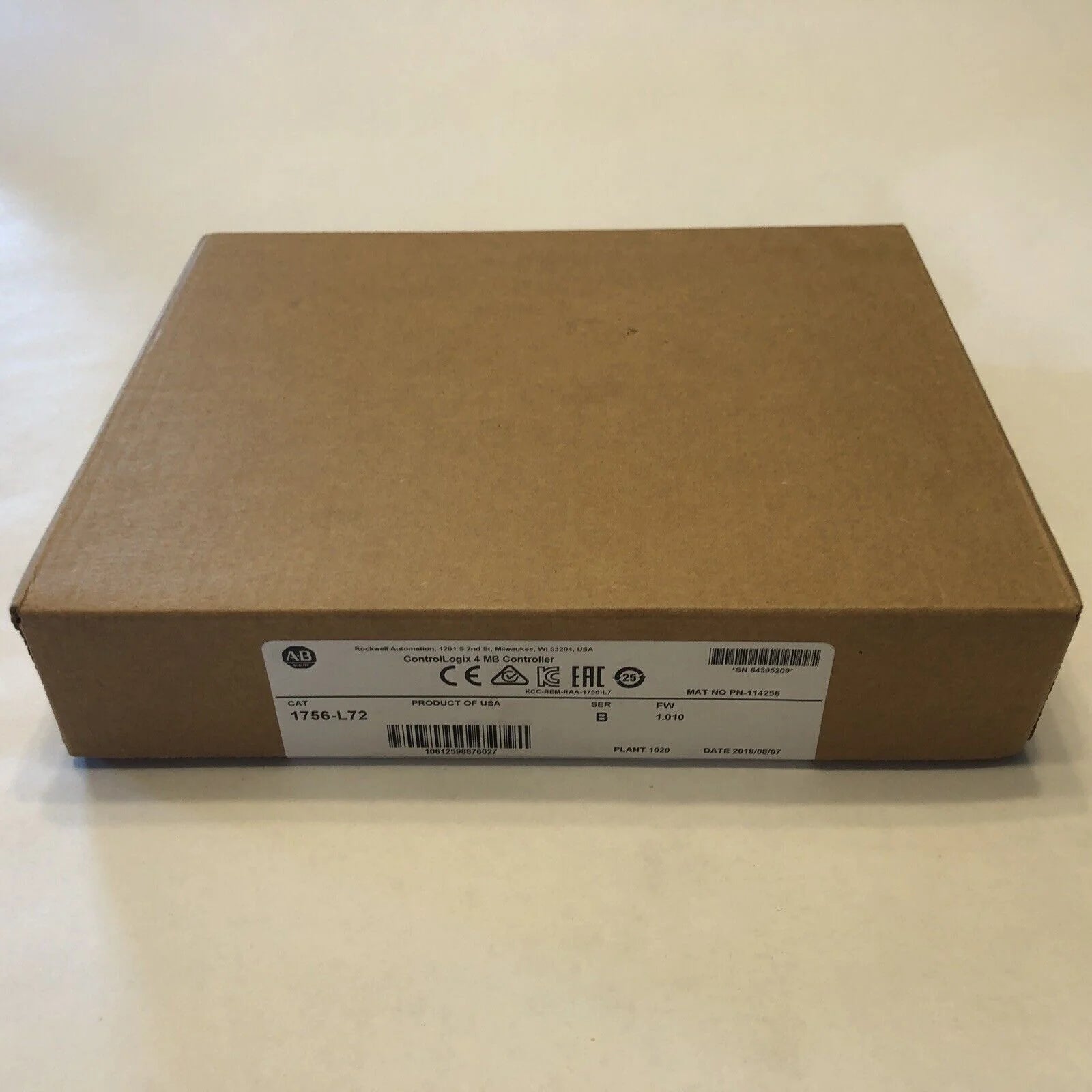 Allen Bradley 1756-L72 ControlLogix 4MB Controller Factory Sealed AB - ALLEN BRADLEY [1]