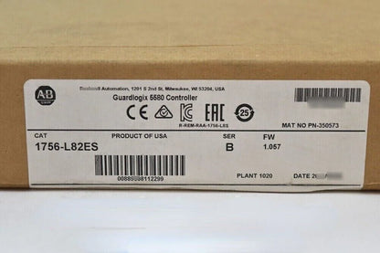 Allen Bradley 1756-L82ES GuardLogix5580 Processor: 7.5MB, SHIP - ALLEN BRADLEY [2]