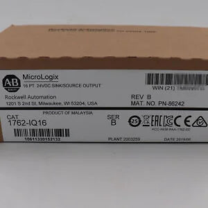 Allen-Bradley 1762-IQ16 MicroLogix 24VDC Input Module - High-Performance Data Acquisition Solution - ALLEN-BRADLEY [1]