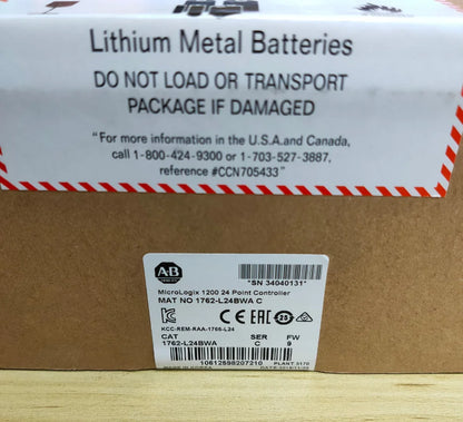 Allen-Bradley 1762-L24BWA C MicroLogix 1200 24Point Controller Factory Sealed - ALLEN-BRADLEY [5]