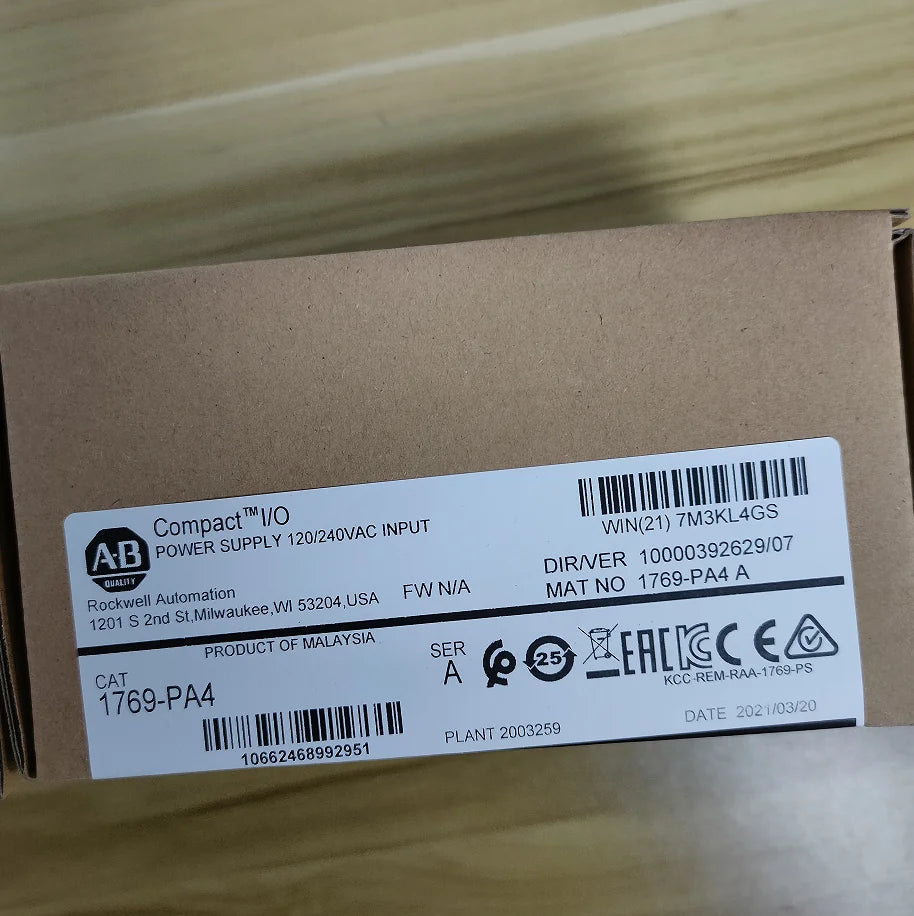 Allen-Bradley 1769PA4 Compact Power Supply Module 120/240VAC - ALLEN-BRADLEY [1]