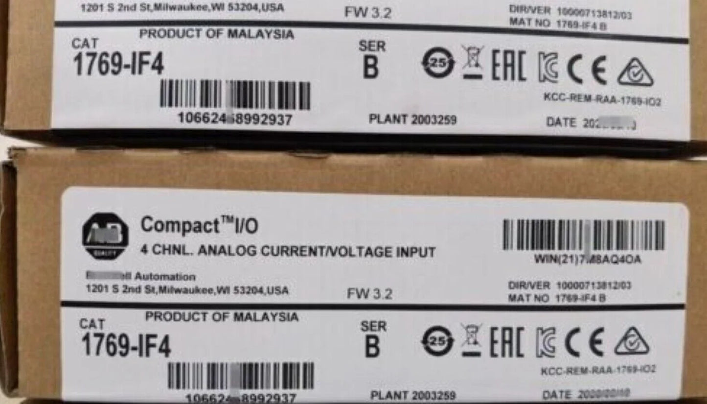 Allen Bradley 1769-IF4 CompactLogix 4CH Analog Input Module - ALLEN BRADLEY [1]