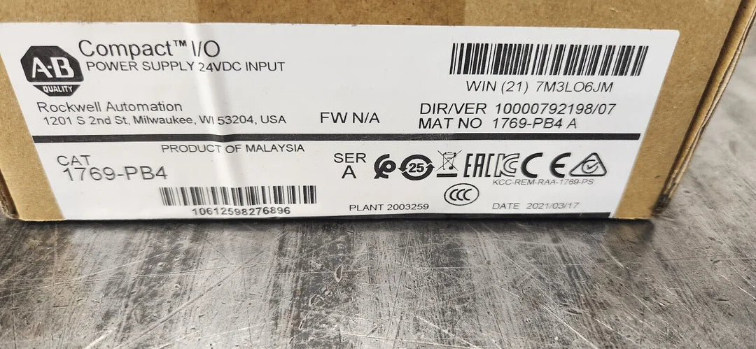Allen Bradley 1769-PB4 Power Supply 24VDC - ALLEN BRADLEY [3]