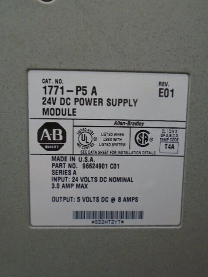 Allen Bradley 1771-P5 24V Power Supply - ALLEN BRADLEY [3]